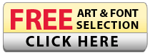 Free Art And Font Selection Available To Choose From